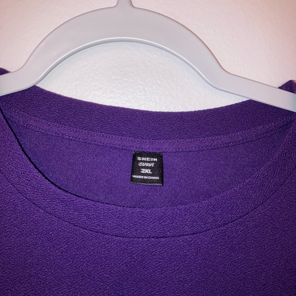 Purple Crewneck Sweatshirt - Picture 2 of 6